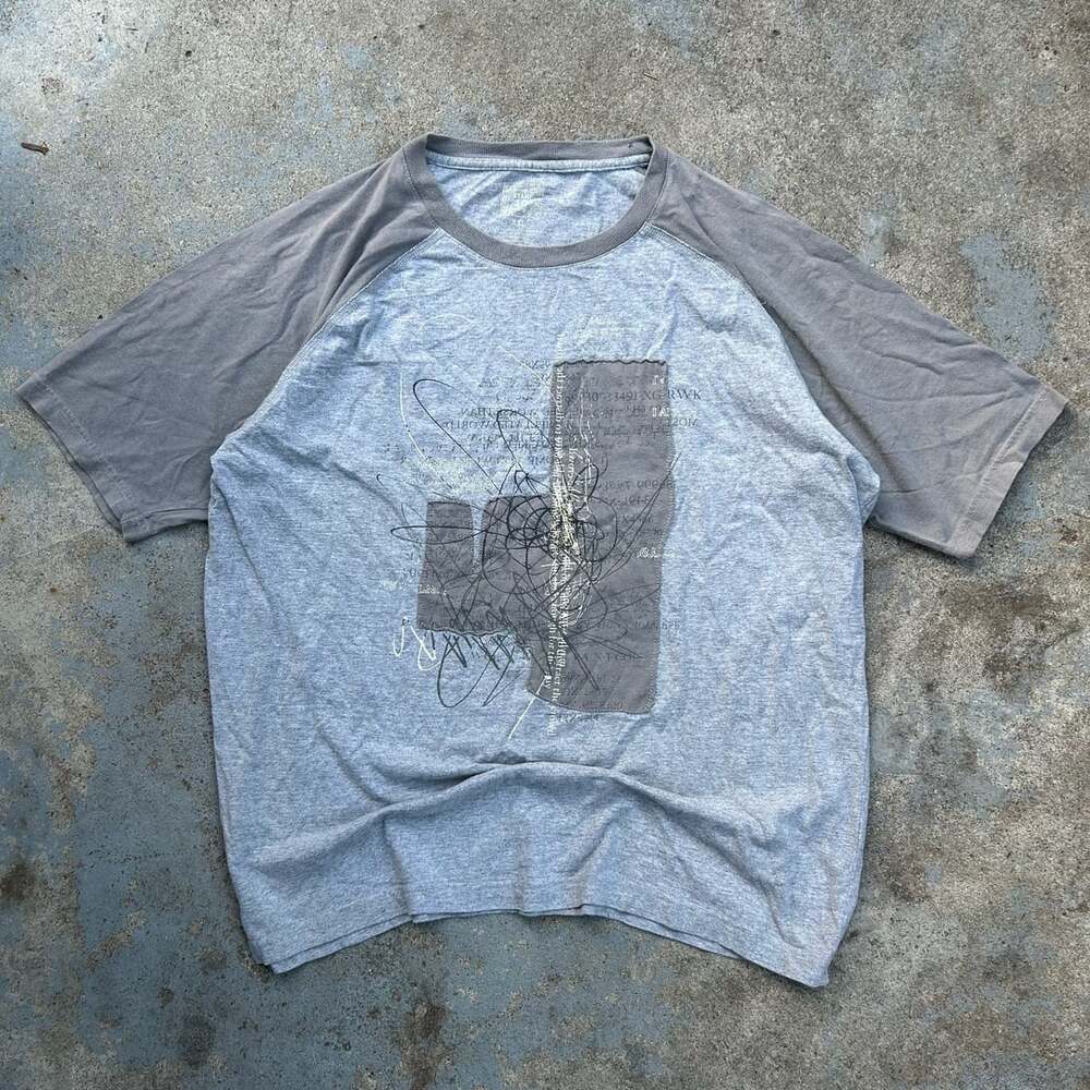 Y2k Stamp 10 Two Tone Shirt